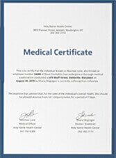 Certificato di qualità Helmixin